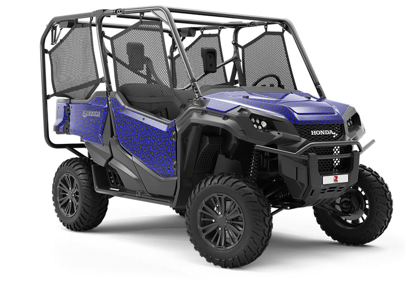 Blue Panther Utility Vehicle Vinyl Wrap