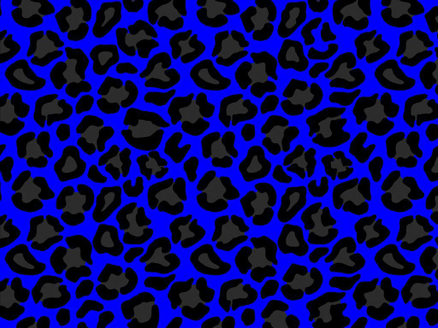 Blue Panther Vinyl Wrap Pattern~Rwraps Series 914 Digitally Printed Vinyl Wrap~0