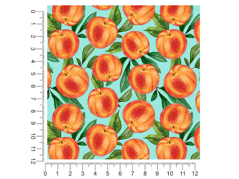 blue peachy keen fruit 1ft x 1ft Craft Sheets