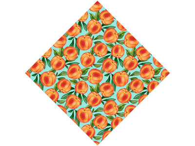 Blue Peachy Keen Fruit Vinyl Wrap Pattern