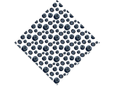 Blue Popcorn Fruit Vinyl Wrap Pattern