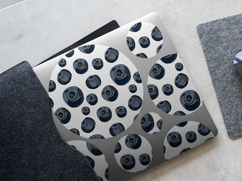 blue popcorn fruit DIY Laptop Stickers
