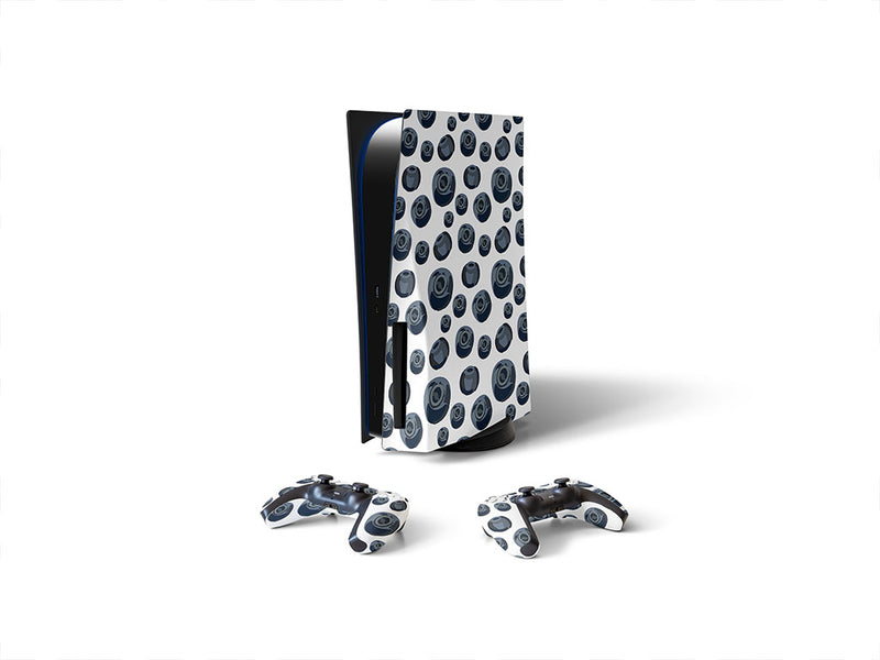 blue popcorn fruit Sony PS5 DIY Skin