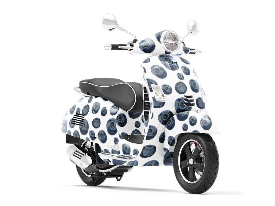 Blue Popcorn Fruit Vespa Scooter Wrap Film