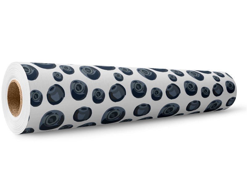 Blue Popcorn Fruit Wrap Film Wholesale Roll~Rwraps Series 914 Digitally Printed Vinyl Roll~5