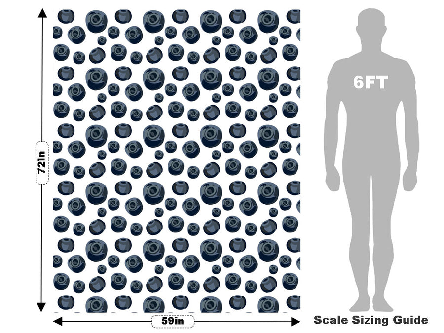Blue Popcorn Fruit Vehicle Wrap Scale~Rwraps Series 914 Blue Popcorn Fruit Measurements~1
