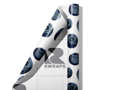 Blue Popcorn Fruit Wrap Film Sheets~Rwraps Series 914 Blue Popcorn Fruit Scrolled Sheet~3