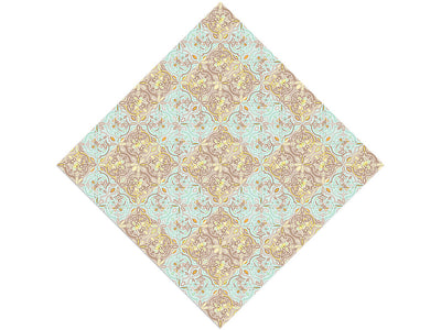Blue Poppy Tile Vinyl Wrap Pattern