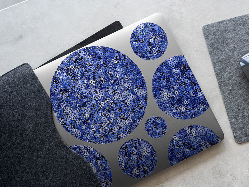 blue ribbon gemstone films DIY Laptop Stickers