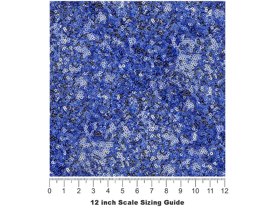 Blue Ribbon Gemstone Vinyl Film Pattern Size 12 inch Scale~Rwraps Blue Ribbon Gemstone Sizing Chart~2