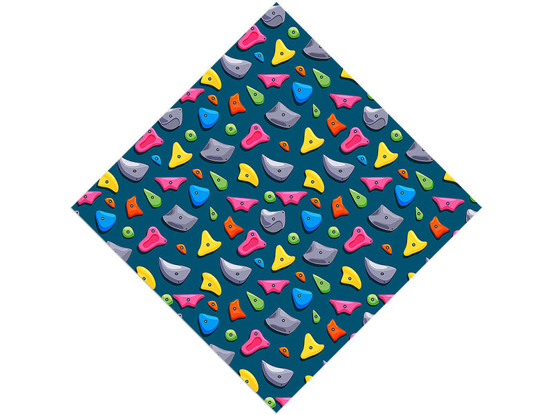 Blue Rock Wall Sport Vinyl Wrap Pattern