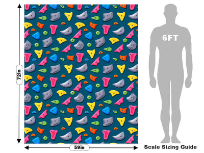 Blue Rock Wall Sport Vehicle Wrap Scale~Rwraps Series 914 Blue Rock Wall Sport Measurements~1