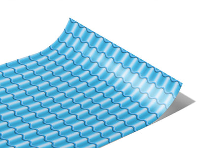 Blue Tile Vinyl Wraps~Rwraps Series 914 Digitally Printed Vinyl Wrap~1
