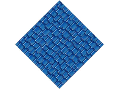 Blue Shake Tile Vinyl Wrap Pattern