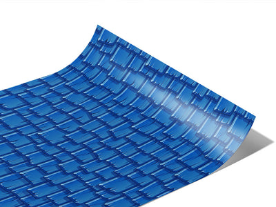 Blue Shake Tile Vinyl Wraps~Rwraps Series 914 Digitally Printed Vinyl Wrap~1