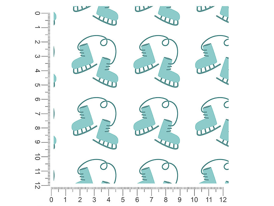 blue skates sport 1ft x 1ft Craft Sheets