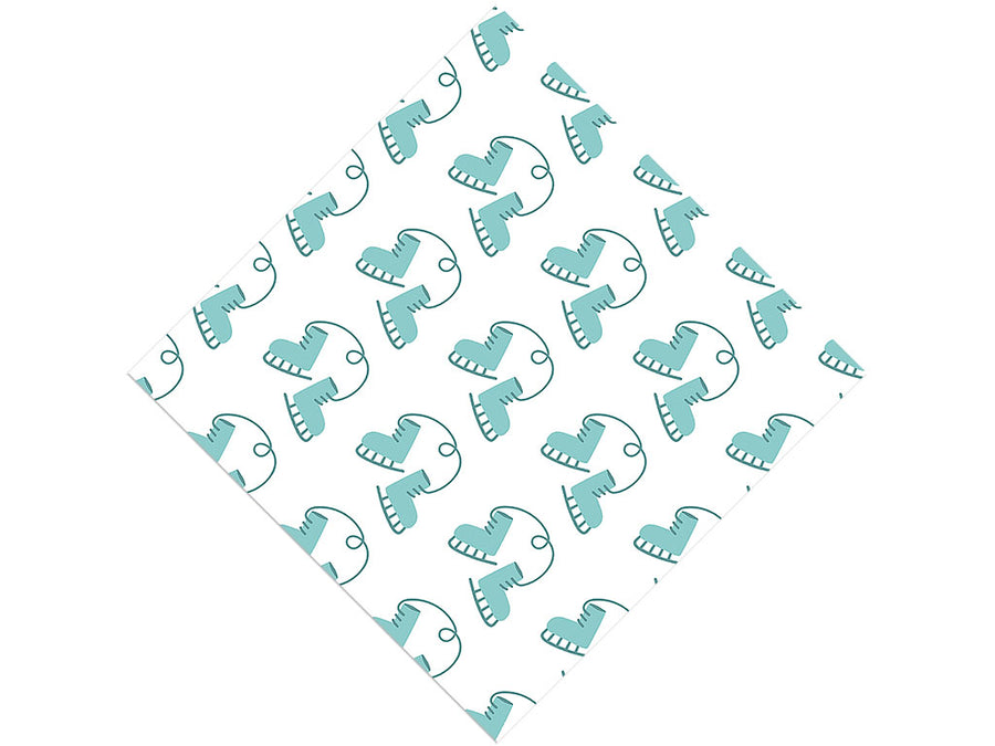Blue Skates Sport Vinyl Wrap Pattern