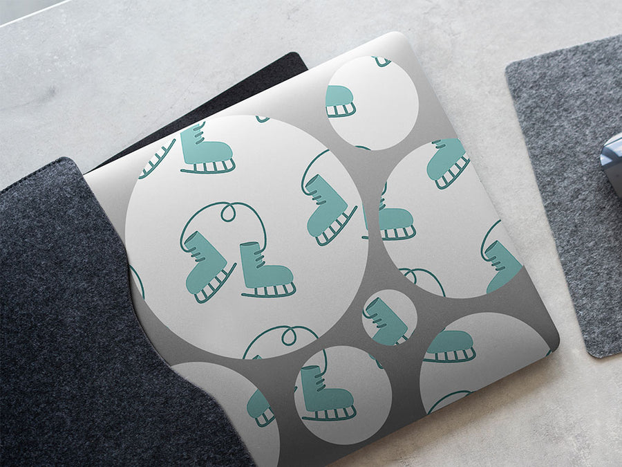 blue skates sport DIY Laptop Stickers