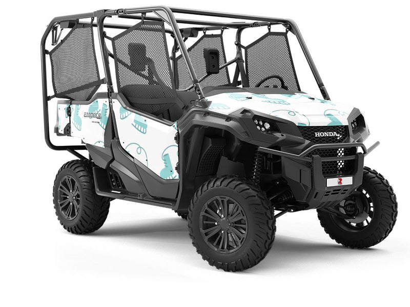 Blue Skates Sport Utility Vehicle Vinyl Wrap