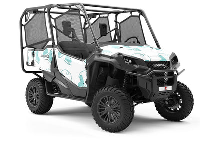 Blue Skates Sport Utility Vehicle Vinyl Wrap