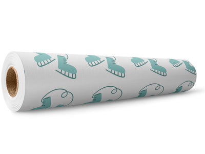 Blue Skates Sport Wrap Film Wholesale Roll~Rwraps Series 914 Digitally Printed Vinyl Roll~5