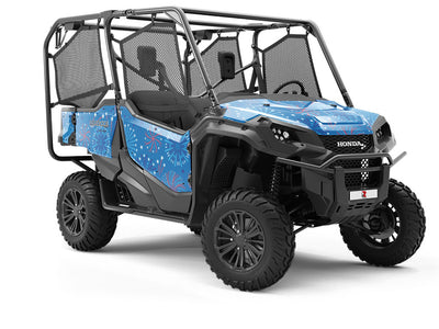 Blue Skies Americana Utility Vehicle Vinyl Wrap