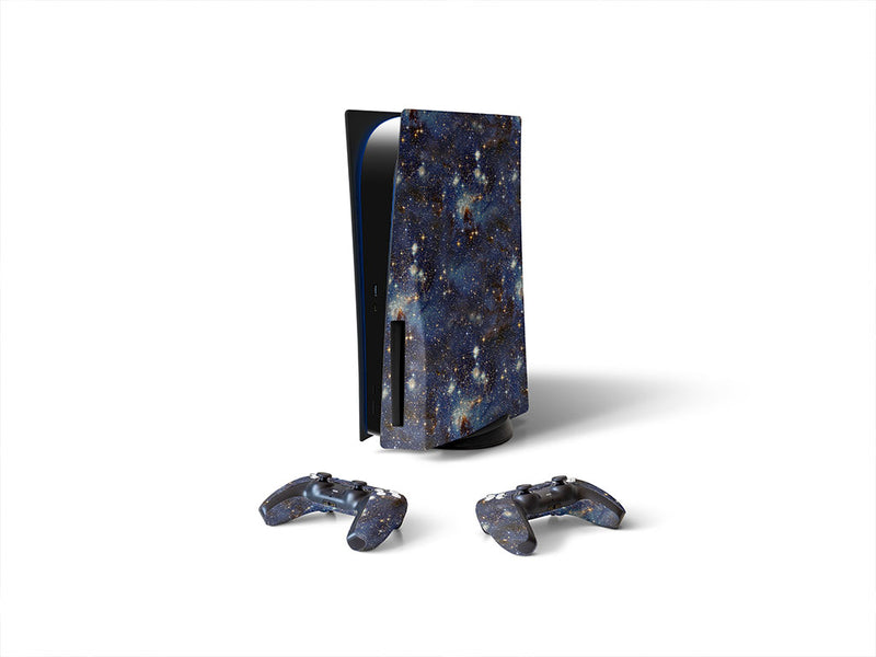 blue sky river science fiction Sony PS5 DIY Skin