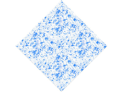 Blue Smears Paint Splatter Vinyl Wrap Pattern