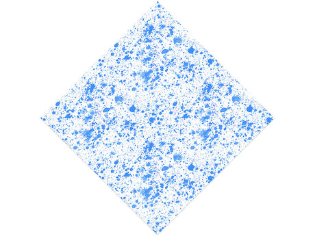 Blue Smears Paint Splatter Vinyl Wrap Pattern