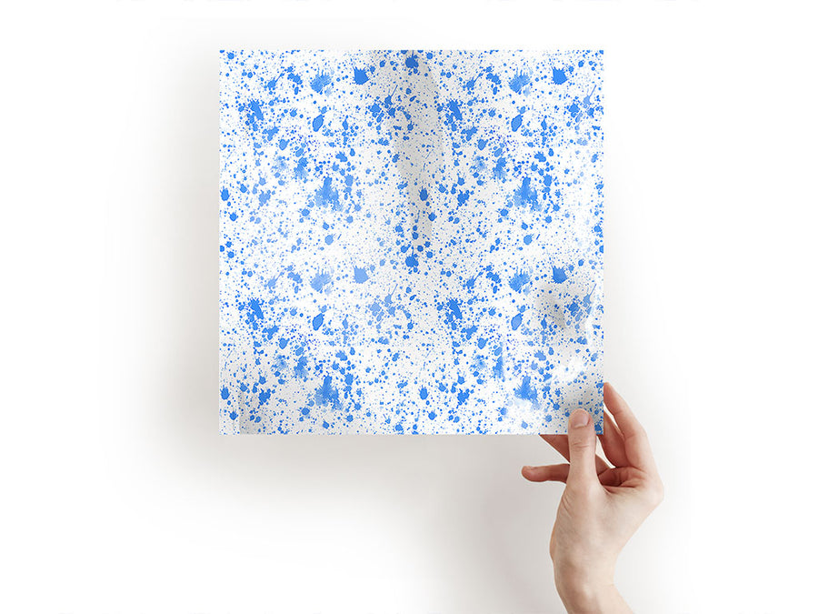 blue smears paint splatter Craft Sheets