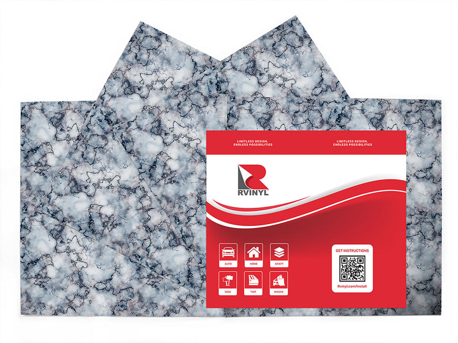 blue sodalite marble marble stone Craft Vinyl Sheet Pack