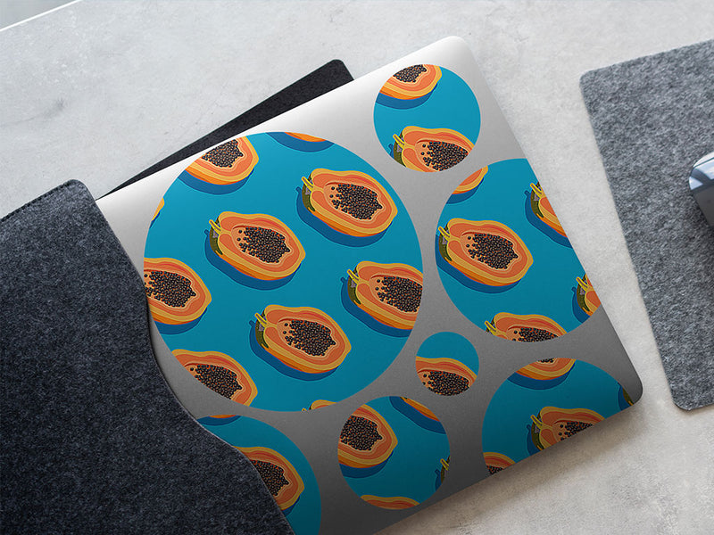 blue solo fruit DIY Laptop Stickers