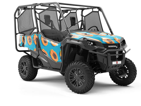 Blue Solo Fruit Utility Vehicle Vinyl Wrap