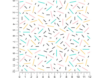 blue sprinkles abstract geometric 1ft x 1ft Craft Sheets