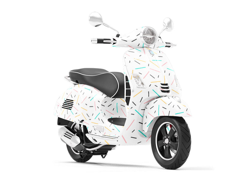 Blue Sprinkles Abstract Vespa Scooter Wrap Film