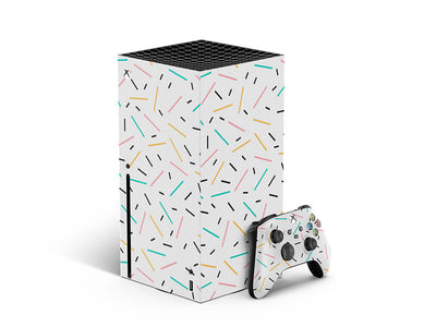 blue sprinkles abstract geometric XBOX DIY Decal