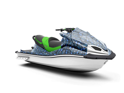 Blue Star Stained Glass Jet Ski Vinyl Customized Wrap