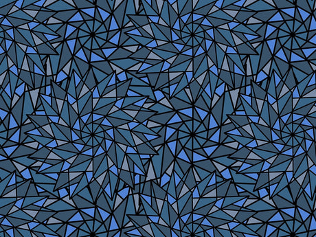 Blue Star Stained Glass Vinyl Wrap Pattern~Rwraps Series 914 Digitally Printed Vinyl Wrap~0