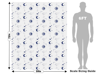 Blue Suns Astrology Vehicle Wrap Scale~Rwraps Series 914 Blue Suns Astrology Measurements~1