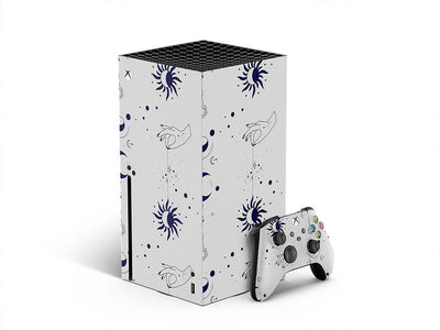 blue suns astrology XBOX DIY Decal