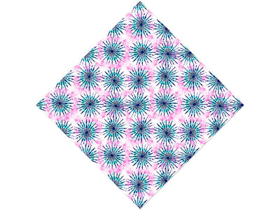 Blue Sunshine Tie Dye Vinyl Wrap Pattern