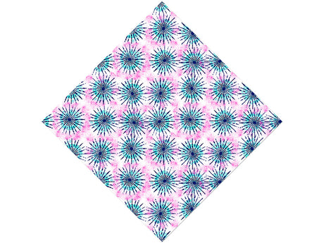 Blue Sunshine Tie Dye Vinyl Wrap Pattern