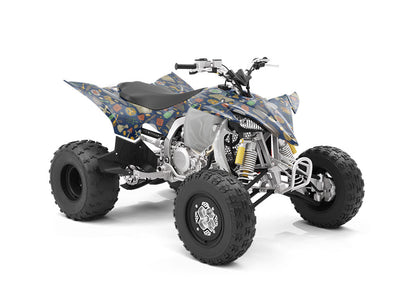 Blue Tails Witch ATV Wrapping Vinyl