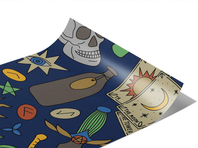 Blue Tails Witch Vinyl Wraps~Rwraps Series 914 Digitally Printed Vinyl Wrap~0