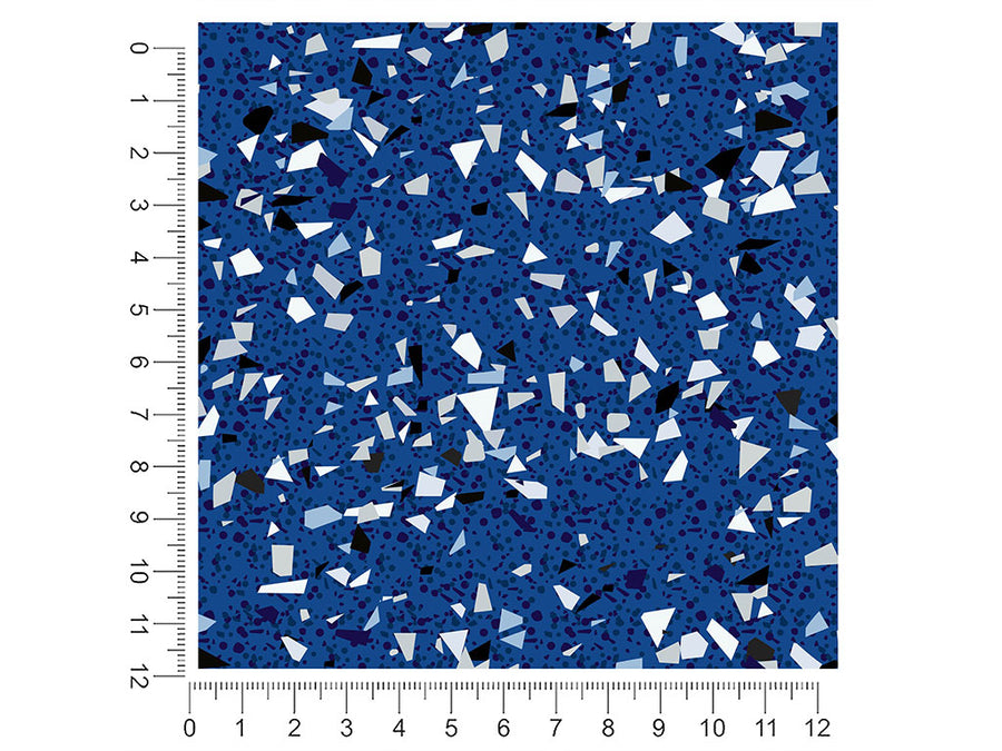 blue terrazzo stone 1ft x 1ft Craft Sheets
