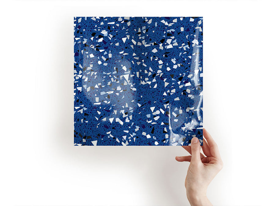 blue terrazzo stone Craft Sheets