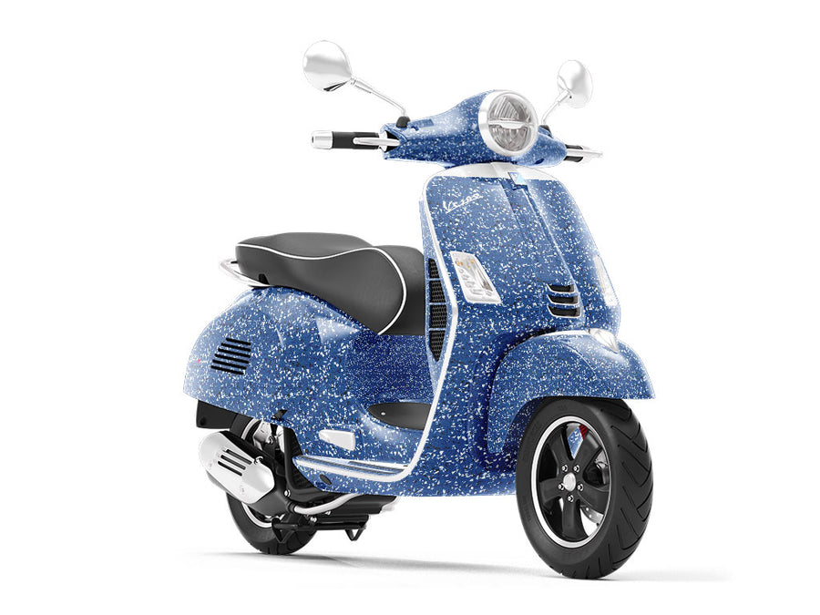 Blue  Terrazzo Vespa Scooter Wrap Film
