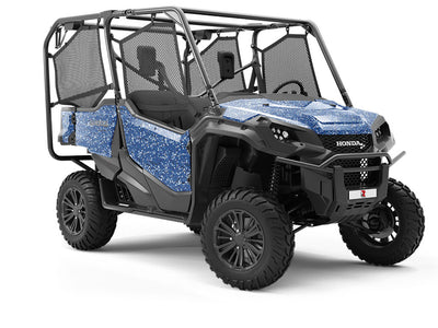 Blue  Terrazzo Utility Vehicle Vinyl Wrap