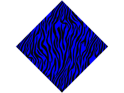Blue Tiger Vinyl Wrap Pattern