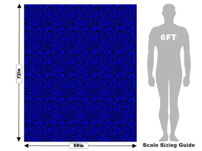 Blue Tiger Vehicle Wrap Scale~Rwraps Series 914 Blue Tiger Measurements~2